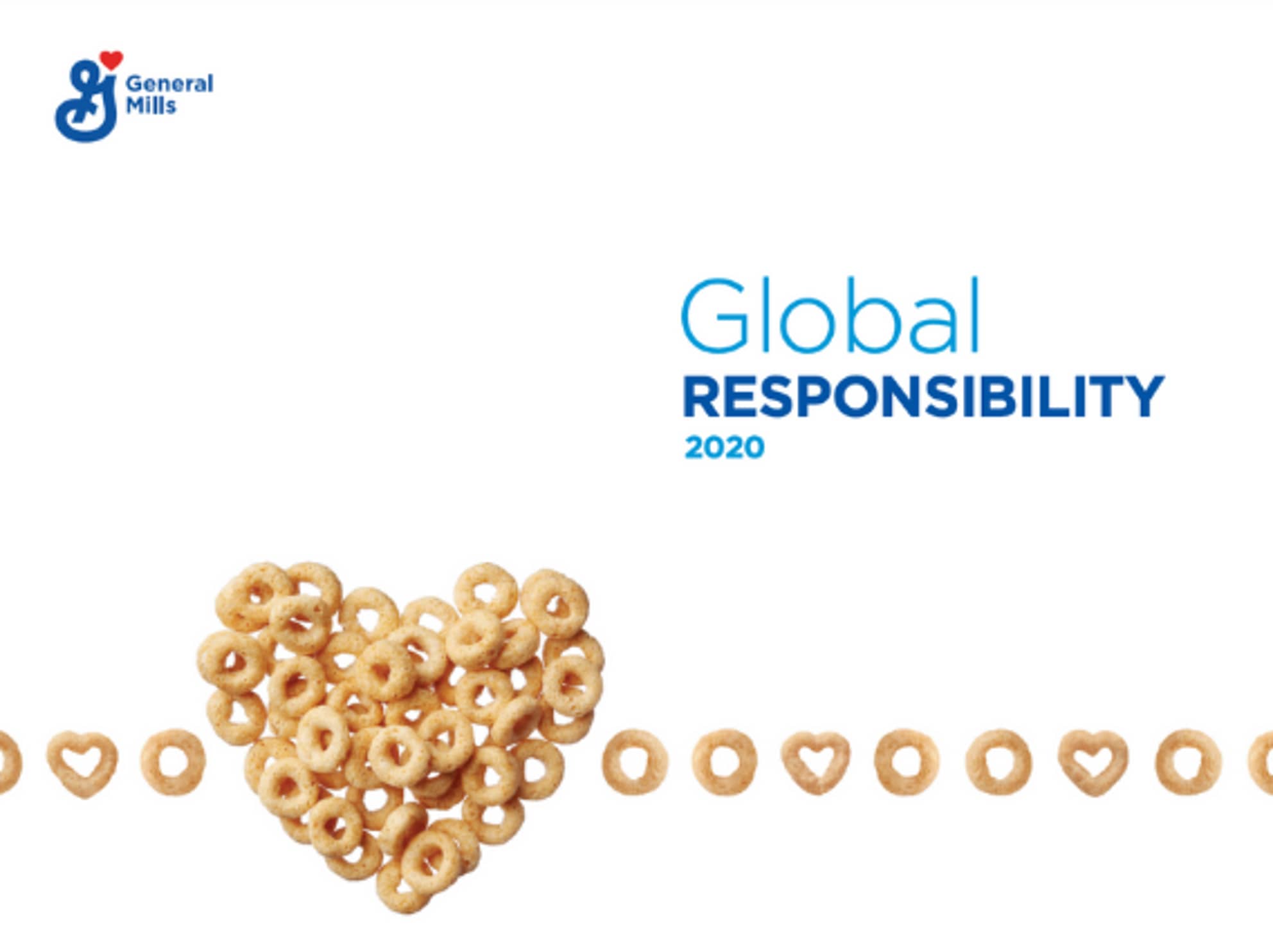 2020 Global Responsibility Report cover